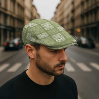 Vesuvian Green Palaka Quilt Hawaii Jeff Hat Traditional Hawaii-plaid Pattern - Polynesian Pride