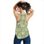 Vesuvian Green Palaka Quilt Hawaii Women Racerback Tank Traditional Hawaii-plaid Pattern - Polynesian Pride
