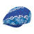 Vintage Blue Polynesia Jeff Hat Plumeria With Hibiscus Tropical Vibes - Polynesian Pride