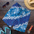 Vintage Blue Polynesia Shorts for Men Plumeria With Hibiscus Tropical Vibes - Polynesian Pride