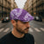Vintage Purple Polynesia Jeff Hat Plumeria With Hibiscus Tropical Vibes - Polynesian Pride