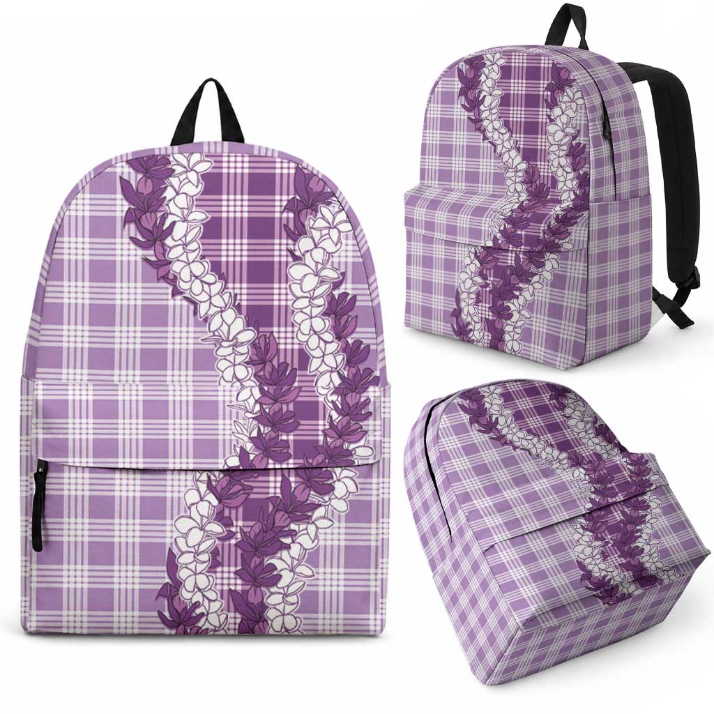 Violet Hawaii Palaka Backpack Hawaiian Honohono Lei LT05 - Polynesian Pride