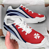 Wallis And Futuna Chunky Sneakers Flag-Inspired Curve Style