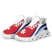 Wallis And Futuna Clunky Sneakers Flag-Inspired Curve Style
