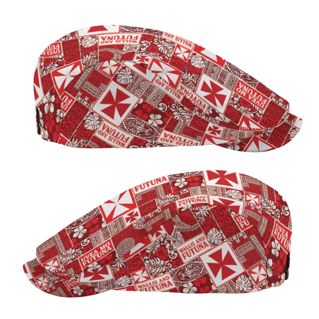 Wallis Et Futuna Kilisimasi Fiefia Jeff Hat Pacific Patchwork Xmas Vibes - Polynesian Pride