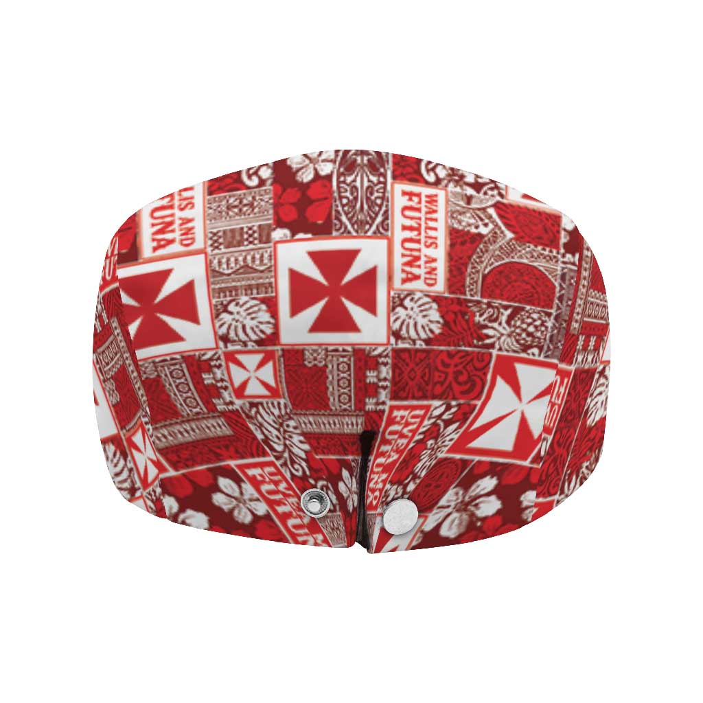 Wallis Et Futuna Kilisimasi Fiefia Jeff Hat Pacific Patchwork Xmas Vibes - Polynesian Pride