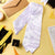 White Sunday Lotu Tamaiti Graduation Stole Polynesian Wave Pastel Mauve - Polynesian Pride