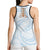 White Sunday Lotu Tamaiti Hollow Tank Top Polynesian Wave Pastel Sky Blue - Polynesian Pride