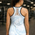 White Sunday Lotu Tamaiti Hollow Tank Top Polynesian Wave Pastel Sky Blue - Polynesian Pride
