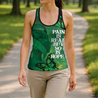 World Mental Health Awareness Month Hollow Tank Top Warriors Brave Strong Galaxy Vibes - Polynesian Pride