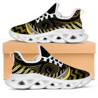 Yellow Matariki New Zealand Clunky Sneakers Maori Poutama Galaxy Vibes