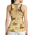 Yellow Palaka Hawaii Cowboy Hollow Tank Top Puakenikeni Lei Paniolo Papale Seamless Vibes - Polynesian Pride