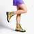 Yellow Palaka Hawaii Cowboy Leather Boots Puakenikeni Lei Paniolo Papale Seamless Vibes - Polynesian Pride