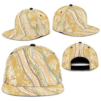 Yellow Palaka Hawaii Leis Snapback Cap Hawaiian-plaid Elegant Tropical Vibes - Polynesian Pride