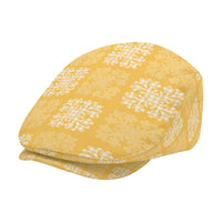 Yellow Palaka Quilt Hawaii Jeff Hat Traditional Hawaii-plaid Pattern - Polynesian Pride