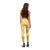 Yellow Palaka Quilt Hawaii Leggings Traditional Hawaii-plaid Pattern - Polynesian Pride