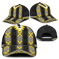 Yellow Taniko Aotearoa Classic Cap Niho Taniwha Mix Poutama LT14