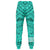 Hawaii Warrior Map Turquoise Kakau Joggers - Polynesian Pride