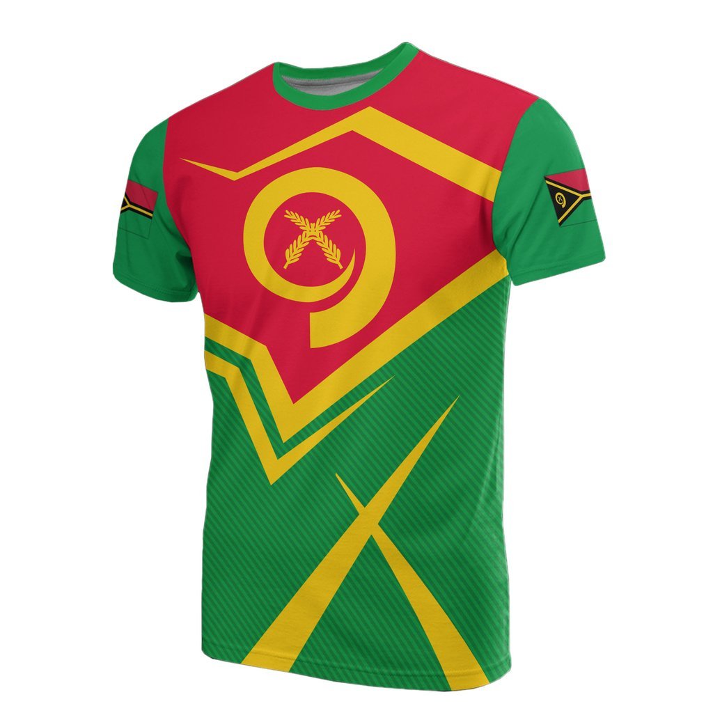 Vanuatu T Shirt Vanuatuan Flag Unity Version Unisex Art - Polynesian Pride