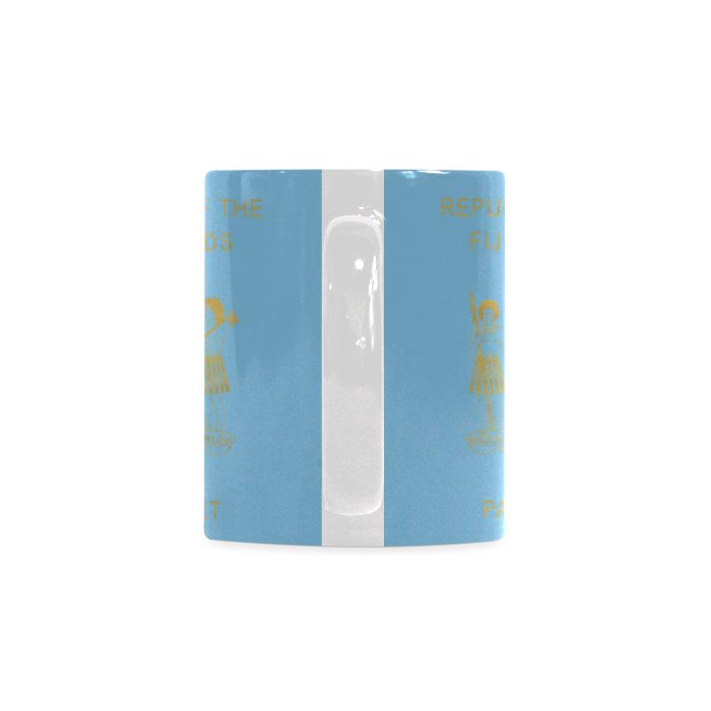 Fiji Passport White Mug - Polynesian Pride