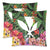 Kanaka Maoli (Hawaiian) Pillow Cases - Coat Of Arms Tropical Flowers And Banana Leaves - Polynesian Pride