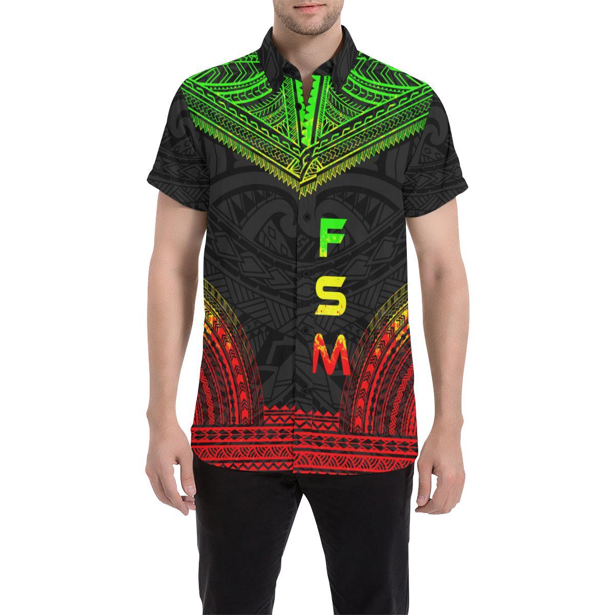 Federated States of Micronesia Polynesian Chief Shirt - Reggae Version - Polynesian Pride