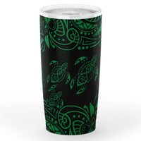 Polynesian Tumbler - Green Sea Turtle One Style Black - Polynesian Pride