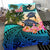 Kanaka Maoli (Hawaiian) Bedding Set - Polynesian Turtle Coconut tree And Orchids - Polynesian Pride