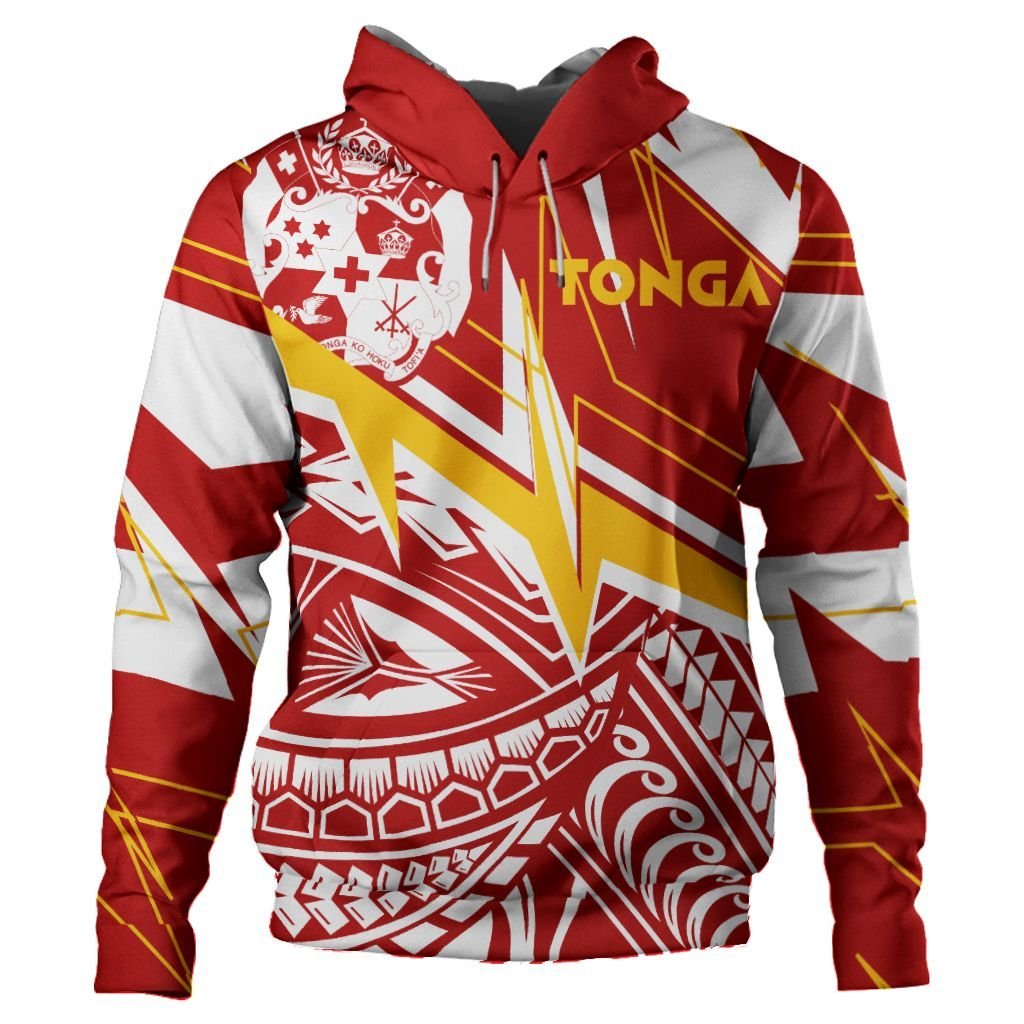 Tonga Hoodie Tonga 2021 Pullover Hoodie Unisex Red - Polynesian Pride