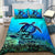 Hawaii Turtle Coral Bedding Set - Love Turtle - AH Blue - Polynesian Pride