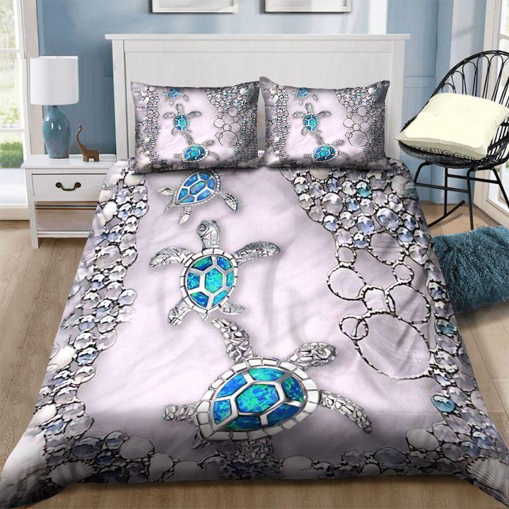 Hawaii Turtle Bedding Set - Diamond - AH Gray - Polynesian Pride