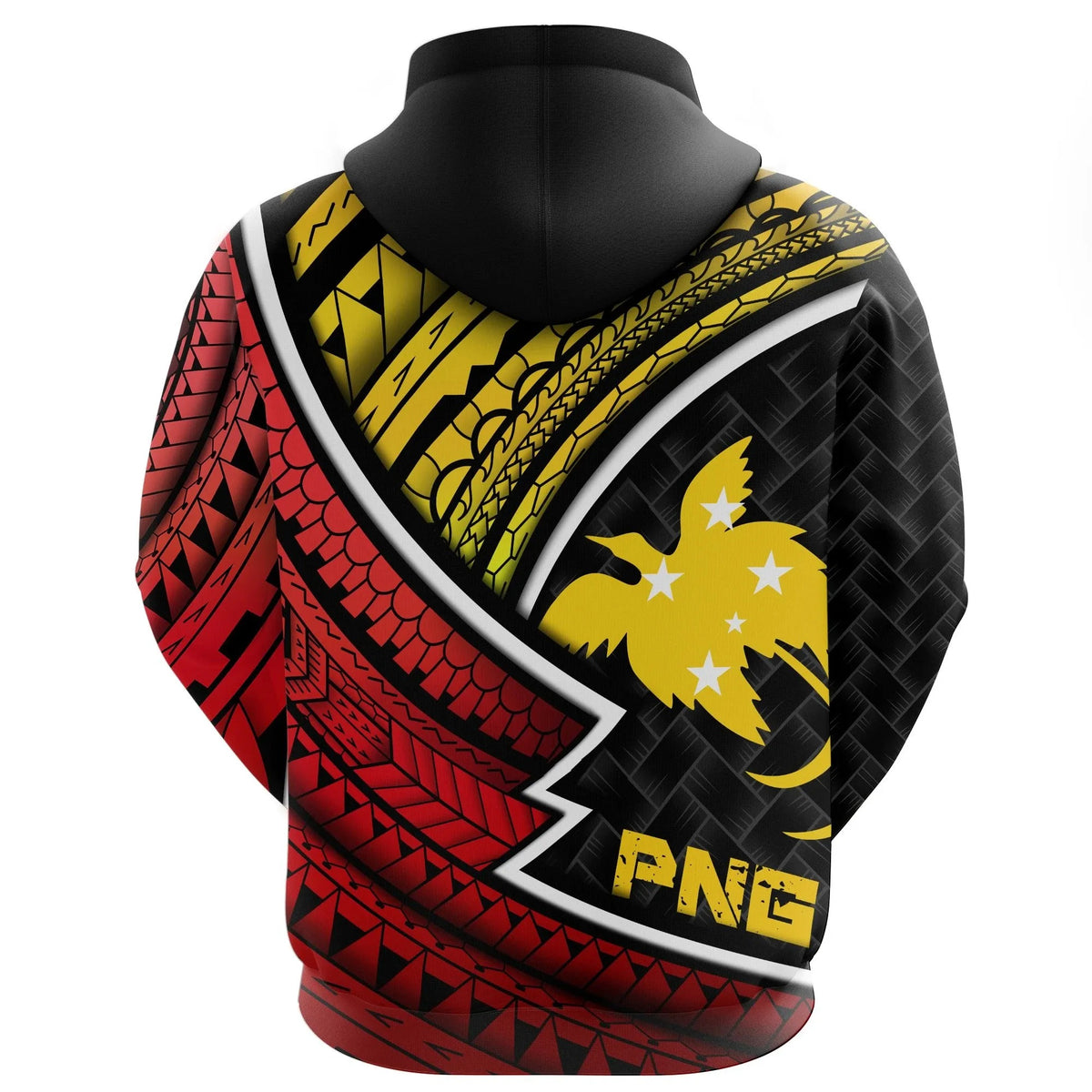 Papua New Guinea Hoodie PNG Lauhala Polynesian - Polynesian Pride