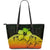 (Custom Personalised) Polynesian Leather Tote Bag Hibiscus Personal Signature Reggae - Polynesian Pride