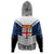 Fiji Zip Hoodie Tapa Lauhala Rugby Scrum Style - Polynesian Pride