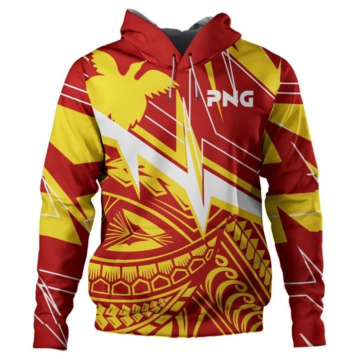 Papua New Guinea Hoodie PNG 2021 Pullover Hoodie Unisex Yellow - Polynesian Pride