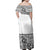 Fiji Tribal Hibiscus Off Shoulder Long Dress - Polynesian Pride