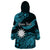 (Custom Personalised) Nauru Polynesian Hibiscus Naoero Turquoise Wearable Blanket Hoodie LT14 - Polynesian Pride