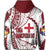 Tonga Hoodie Emancipation Day Kupesi Pattern No.1 White LT9 - Polynesian Pride