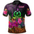 Vanuatu Custom Polo Summer Hibiscus Unisex Reggae - Polynesian Pride