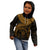 Niue Polynesian Custom Hoodie Niue Waves (Golden) - Polynesian Pride