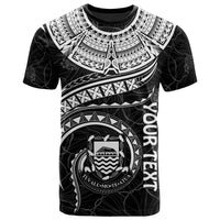 Tuvalu Polynesian Custom T Shirt Tuvaluan Waves (White) Unisex White - Polynesian Pride