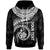 New Caledonia Polynesian Custom Hoodie New Caledonia Waves (White) Unisex White - Polynesian Pride