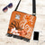 Custom Fiji Personalised Boho Handbag - Fijian Spirit One Style One Size Orange - Polynesian Pride