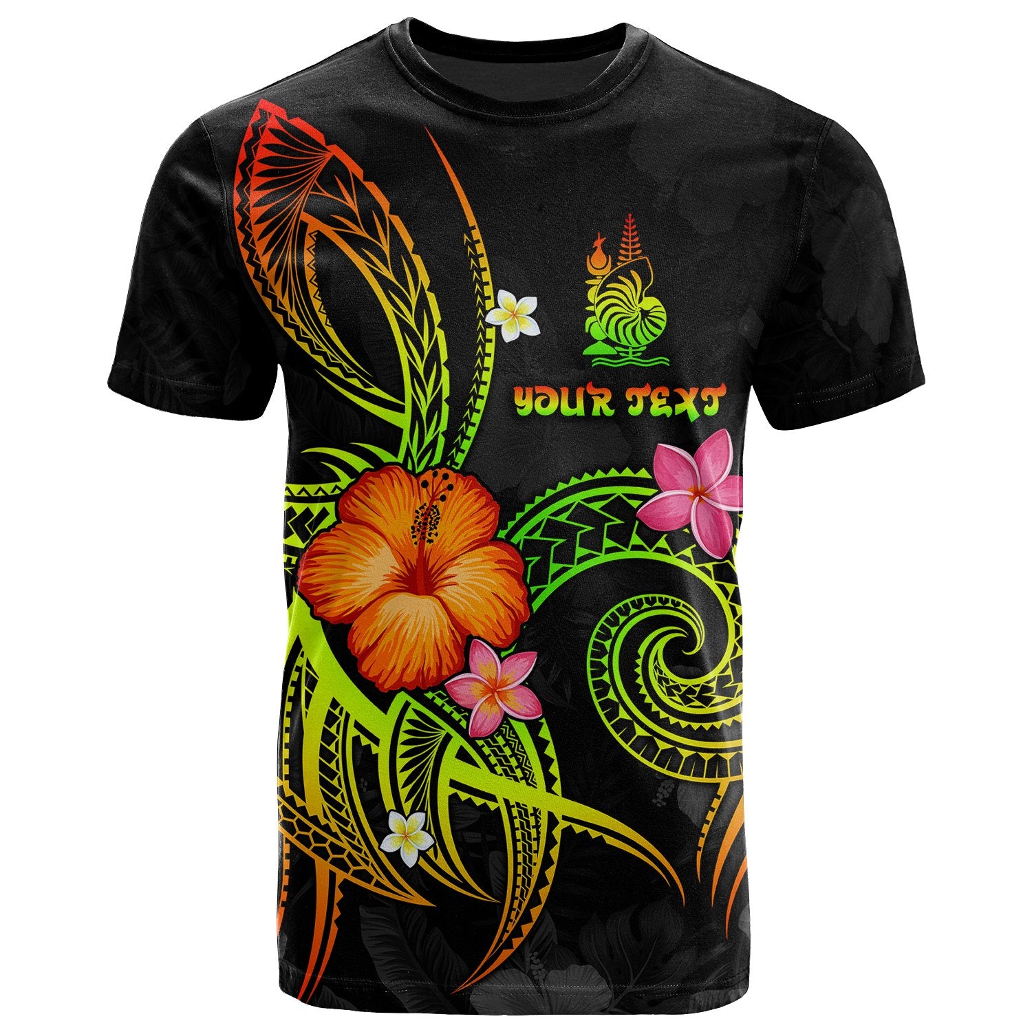 New Caledonia Polynesian Custom T Shirt Legend of New Caledonia (Reggae) Unisex Art - Polynesian Pride