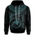 Papua New Guinea Polynesian Custom Hoodie Papua New Guinea Waves (Turquoise) Unisex Turquoise - Polynesian Pride