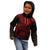 Polynesian Hawaii Custom Hoodie Hawaiian Waves (Red) - Polynesian Pride