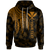 Polynesian Hawaii Kanaka Maoli Custom Hoodie Polynesian Wings (Golden) Unisex Golden - Polynesian Pride