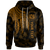 Polynesian Hawaii Custom Hoodie Polynesian Wings (Golden) Unisex Golden - Polynesian Pride