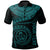 Polynesian Hawaii Custom Polo Shirt Maui Polynesian Waves (Turquoise) Unisex Turquoise - Polynesian Pride