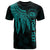 Polynesian Hawaii Custom T shirt Polynesian Wings (Turquoise) Unisex Turquoise - Polynesian Pride